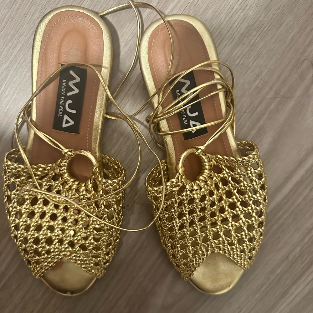 Gold Sandals